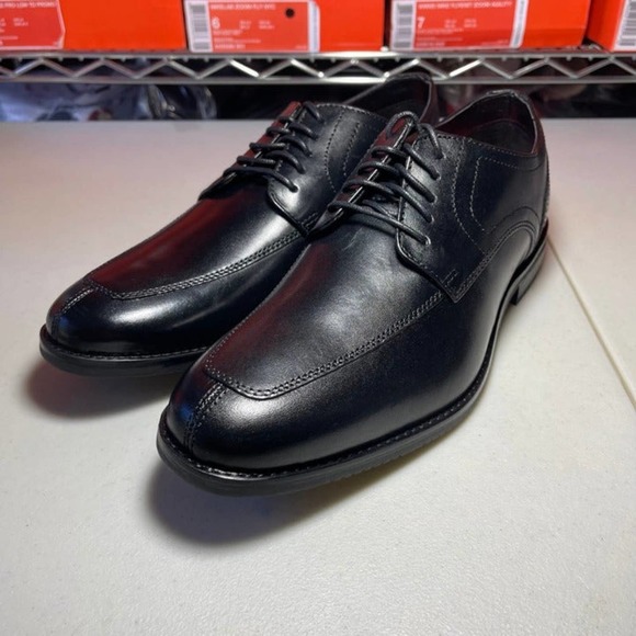 Rockport Style Purpose Plain Toe Oxfords Black - Picture 6 of 8